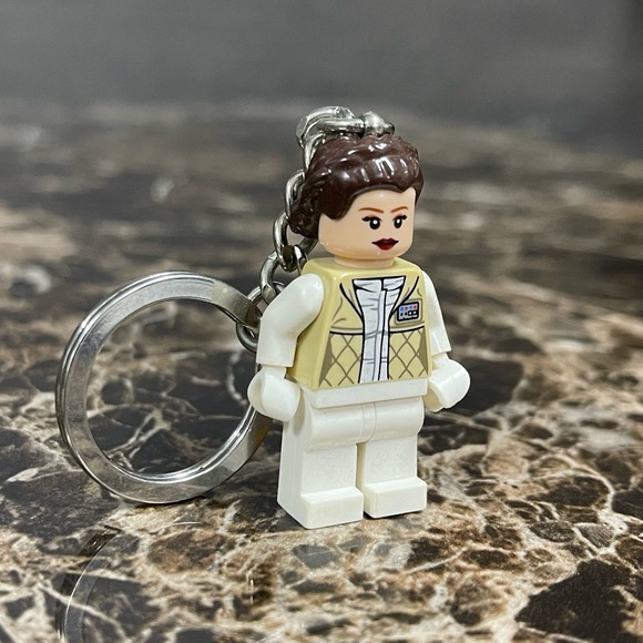 Lego Star Wars Princess Leia Hoth Key Chain Ring Keychain Minifigure 850997 - Picture 2 of 7